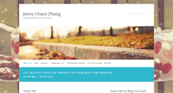 Desktop Screenshot of jennyxiaozhang.com